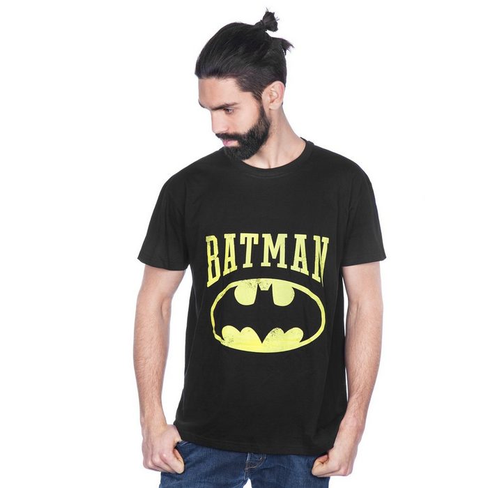 Metamorph T-Shirt Batman Logo Vintage Batman Vintage Logo Superhelden T-Shirt