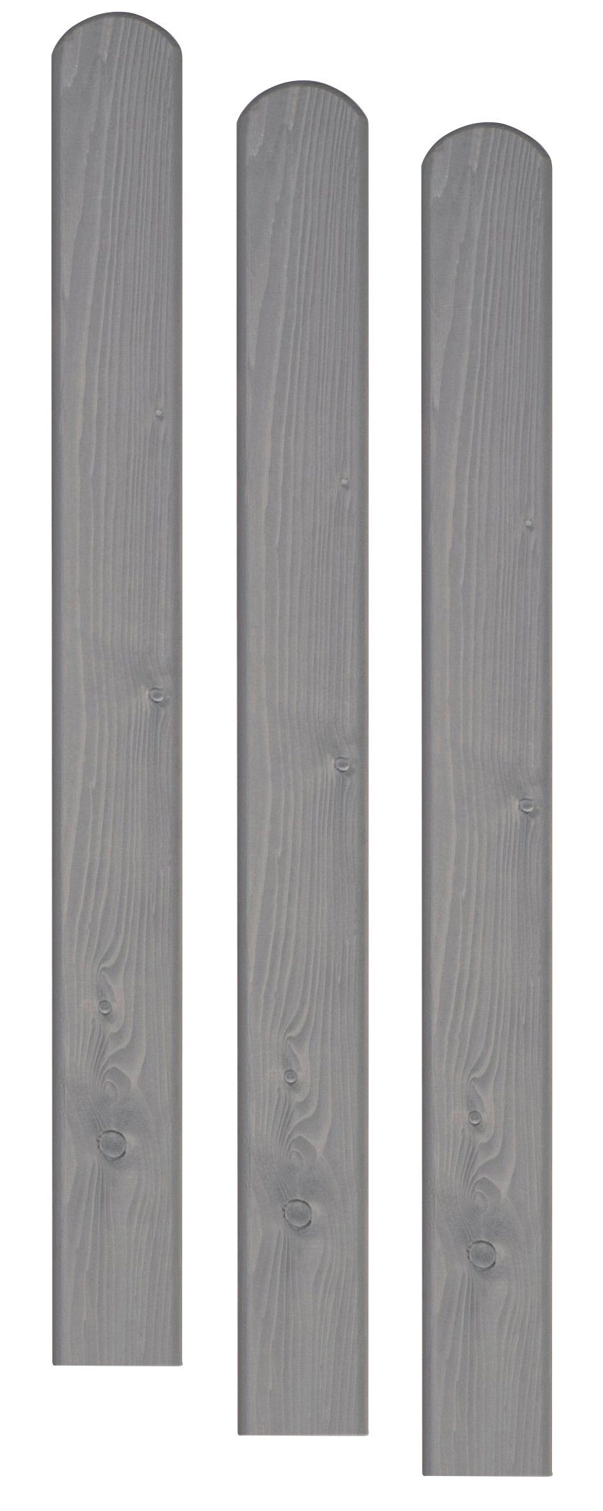 BM Massivholz Zaunpfosten, (Set, 3 Stück), Fichte, 9x9x100 cm