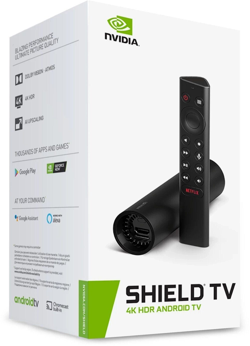 ᐅ Nvidia StreamingBox Shield TV Streaming UltraHD Cli­ent HDR, Dolby