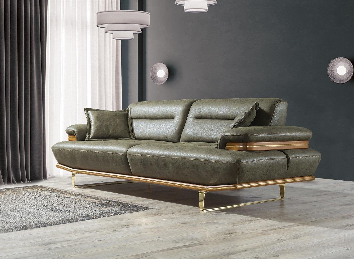 Made Couch Europa Dreisitzer Teile, JVmoebel Möbel 1 Polster, in Wohnzimmer Modern Sofa Sofa Einrichtung
