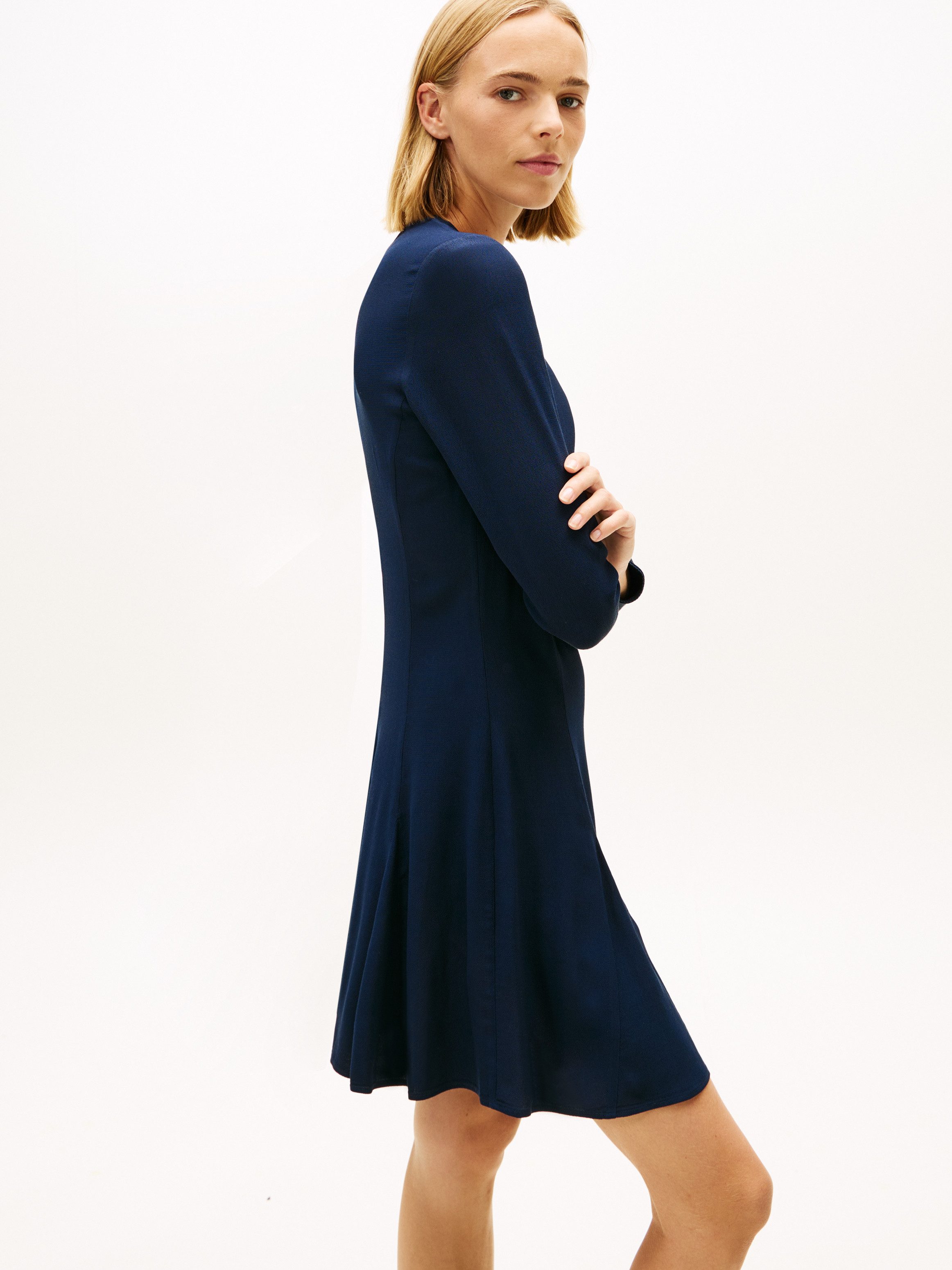Tommy Jeans Minikleid TJW MINI F&F LS DRESS