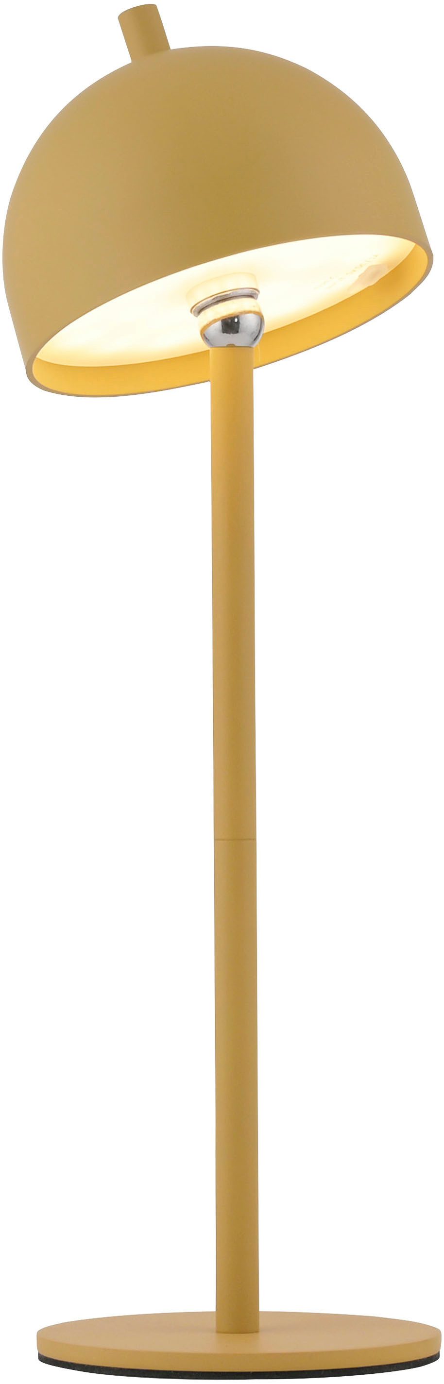 SCHÖNER WOHNEN-Kollektion LED Tischleuchte BELLIS, USB-Ladefunktion, LED fest integriert, Warmweiß, SCHÖNER WOHNEN Kollektion, Touchdimmer, Memoryfunktion, IP54, Akku