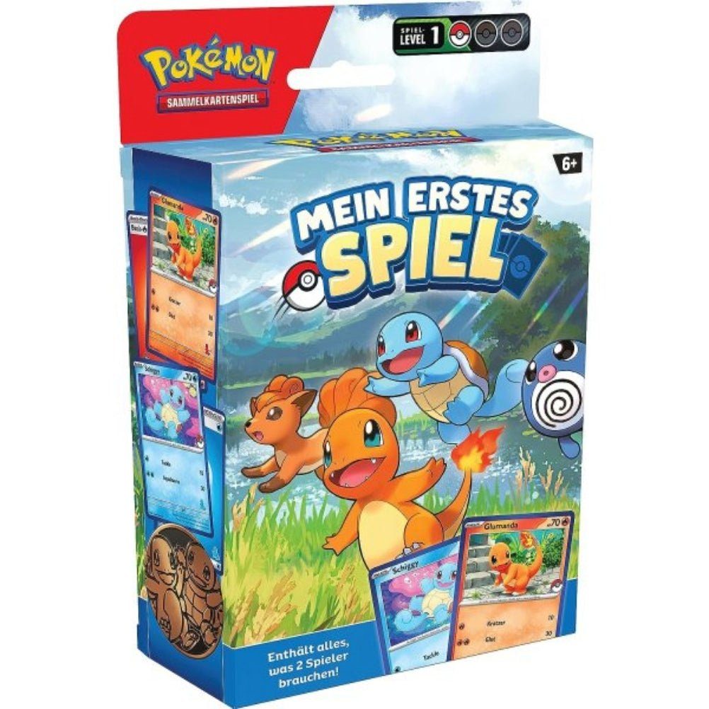 The Pokémon Company International Sammelkarte Pokemon - 2 Decks mit Glumanda & Schiggy - Mein erstes Deutsches Samme