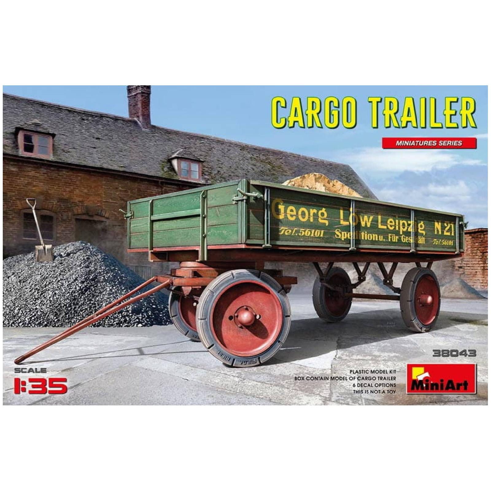 MiniArt Modellbausatz Cargo Trailer / 1:35, Maßstab 1:35