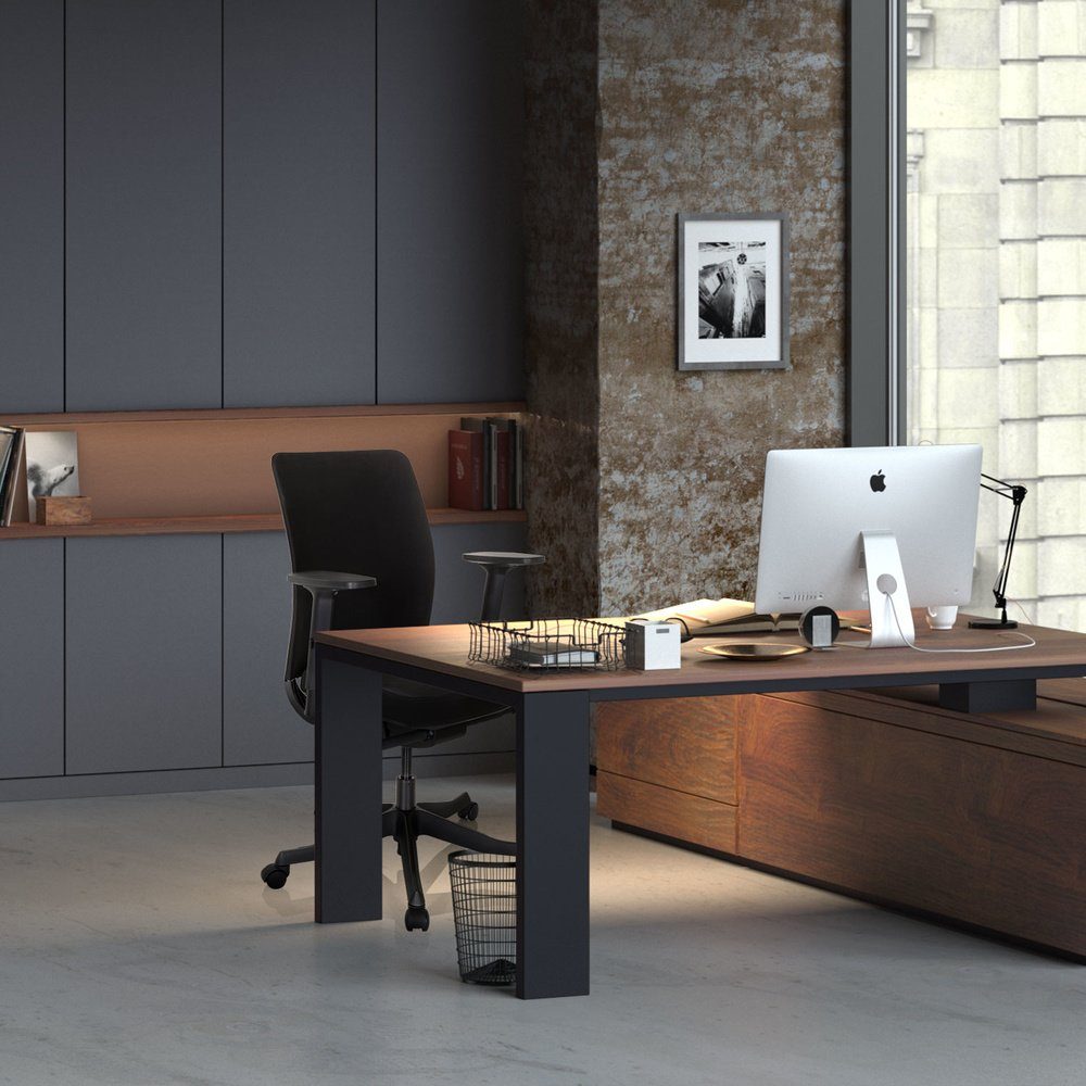 Bürostuhl ergonomisch Drehstuhl (1 Profi OFFICE Schreibtischstuhl St), SENATOR hjh Stoff