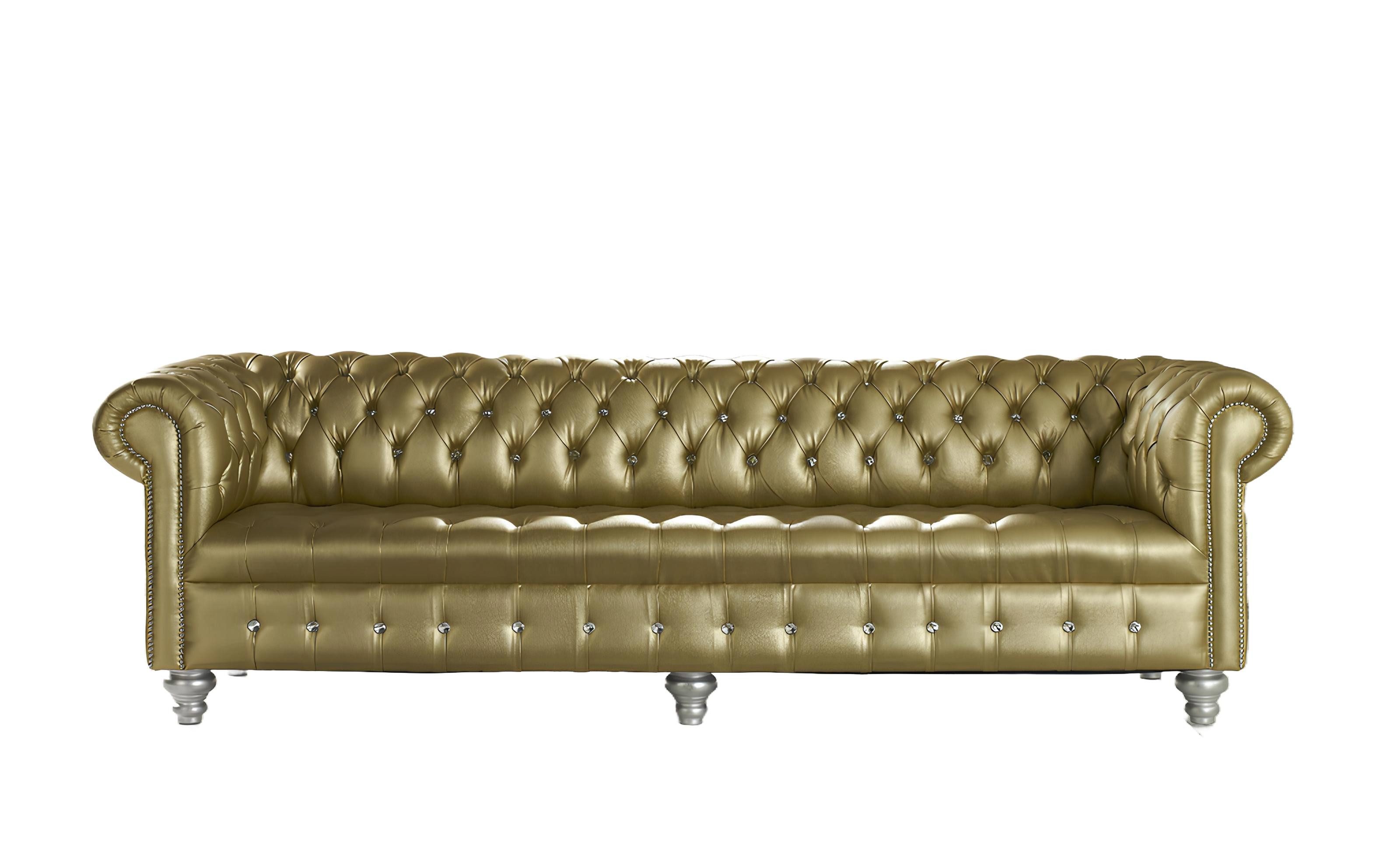 Xlmoebel Chesterfield-Sofa XXL Luxus Designer Sofa Chesterfield Couch Polstergarnitur, Hergestellt in Europa
