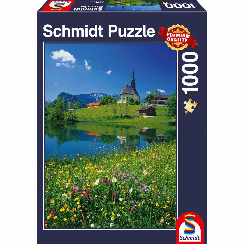 Puzzle Inzell Einsiedlhof und Kirche St. Nikolaus