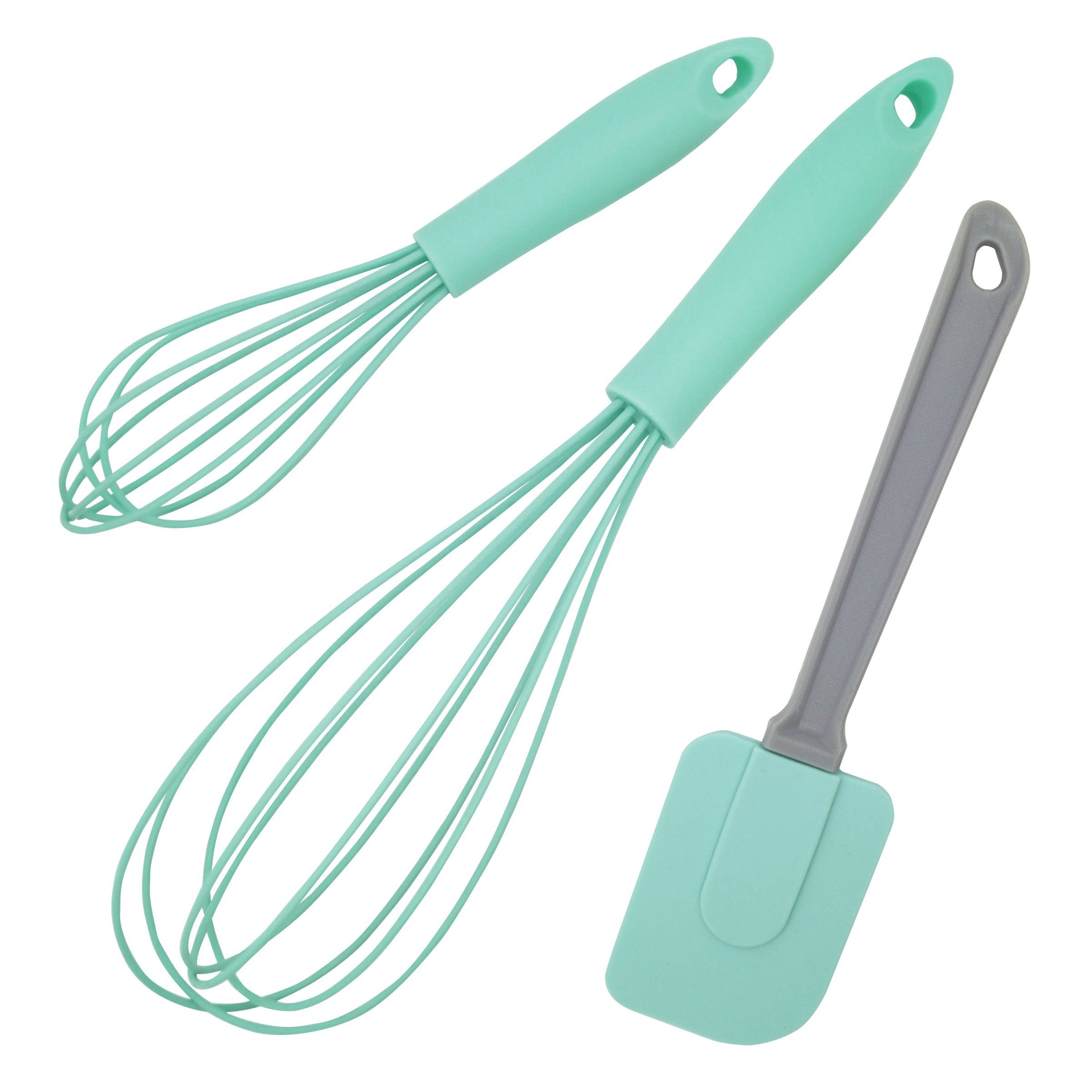 LindenBerg Schneebesen Back-Set 3-teilig mit Schneebesen Teigschaber, spülmaschinengeeignet