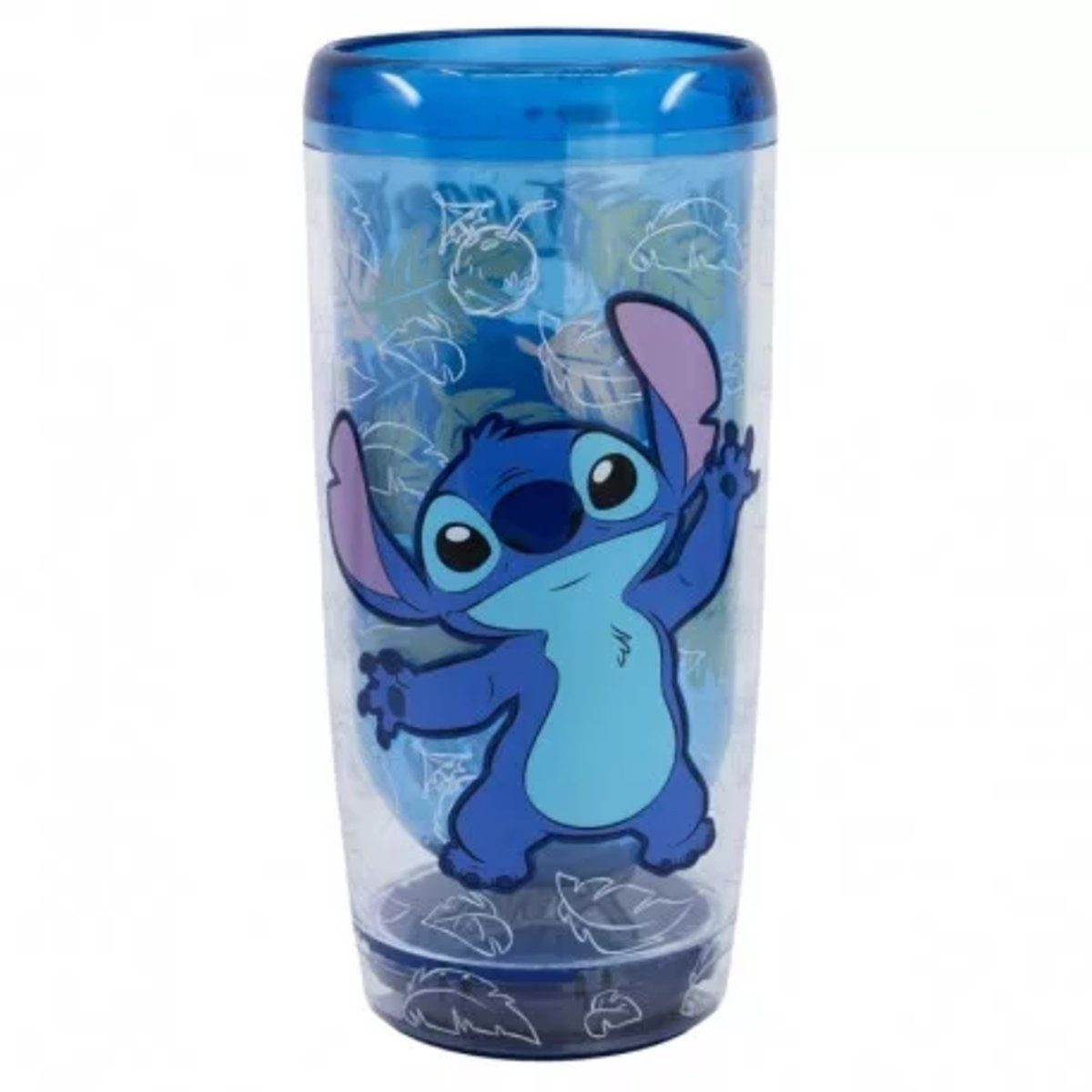Disney Trinkflasche Doppelwandiges Kunststoff-Premium-Glas 705ml Stich HANA (mit