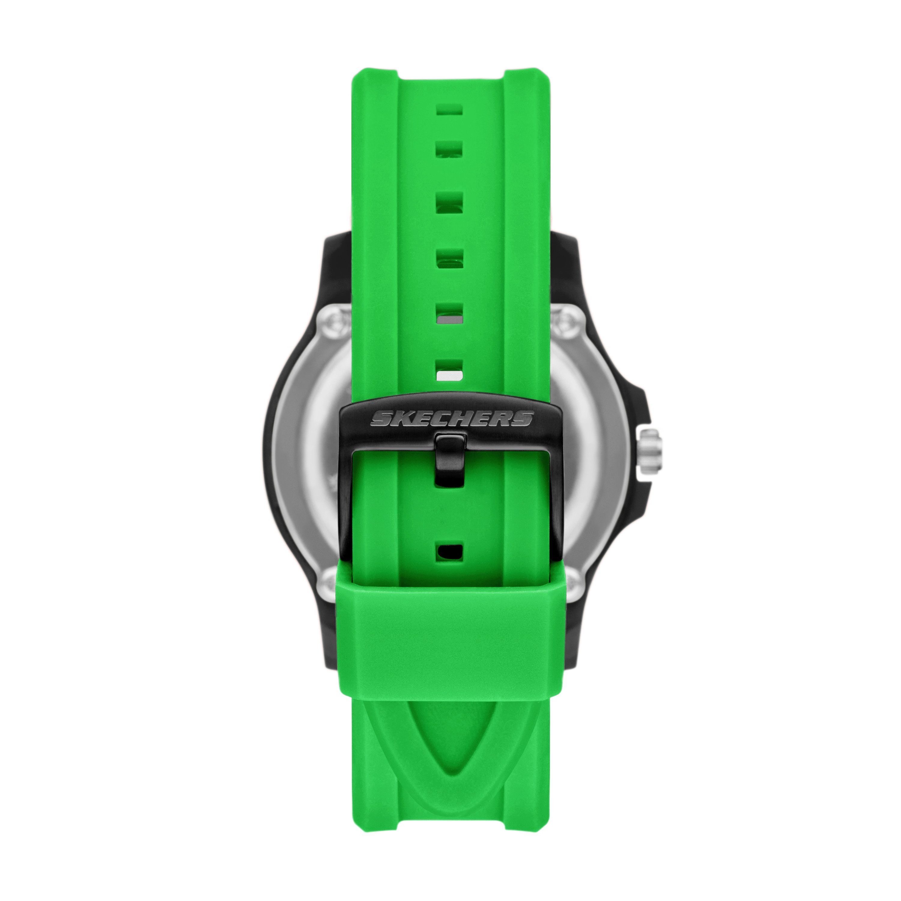 Skechers Quarzuhr Glen Oaks SR5289, Armbanduhr, Herrenuhr, Silikonarmband, analog, Tag