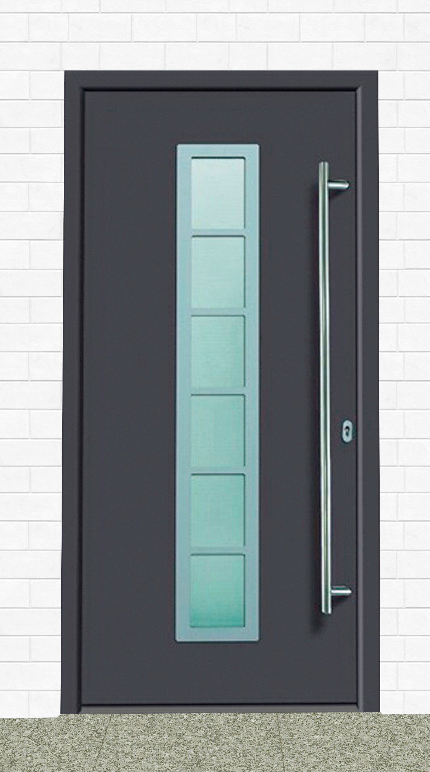 KM Zaun Haustür »A04«, BxH: 98x198 cm, anthrazit, in 2 Varianten online