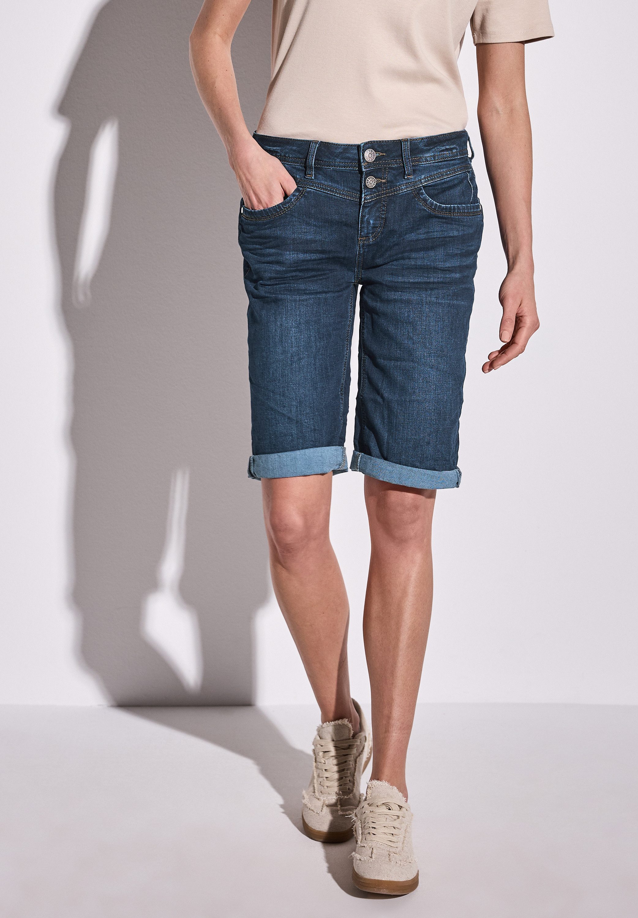 STREET ONE Comfort-fit-Jeans aus Baumwolle mit günstig online kaufen