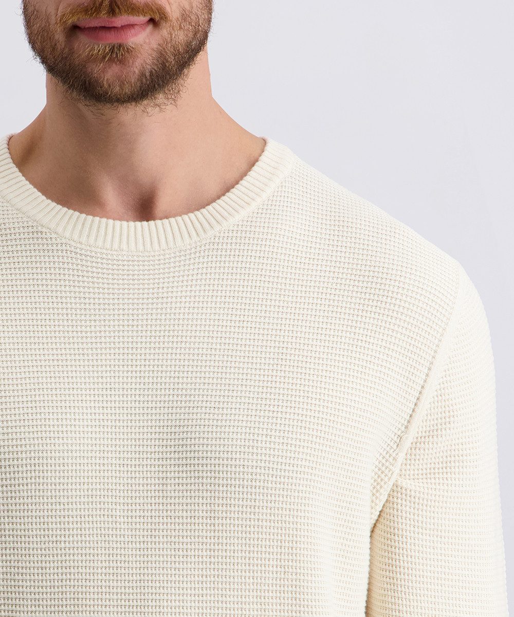 Pierre Cardin Rundhalspullover mit Struktur günstig online kaufen