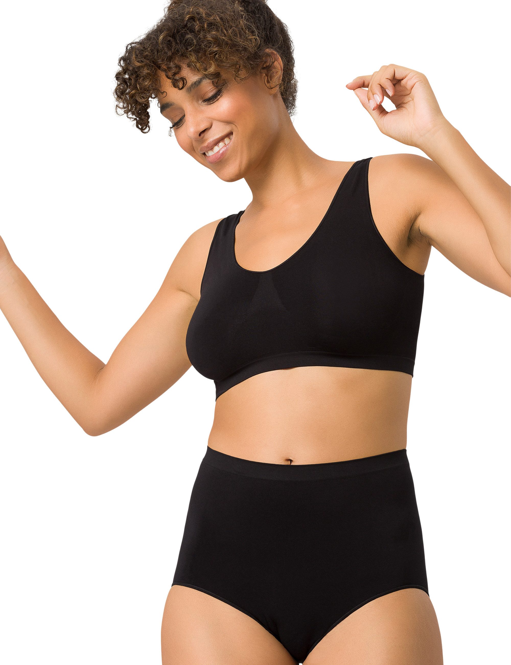 Beedees Bustier Comfee Pure (1, 1-tlg., 1) Bügelloser One-Size-BH