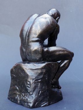 AFG Dekofigur Figur der Denker Skulptur aus Gusseisen nach Auguste Rodin