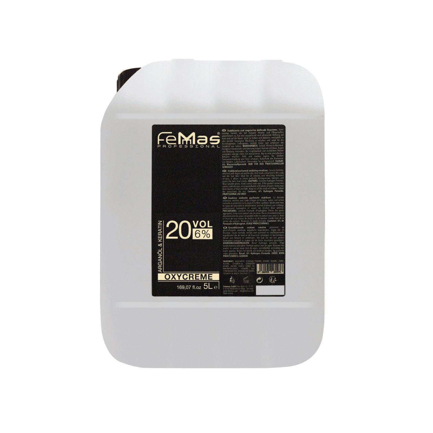 Femmas Premium Haarfarbe FemMas Oxycreme 5000ml, 1-tlg.