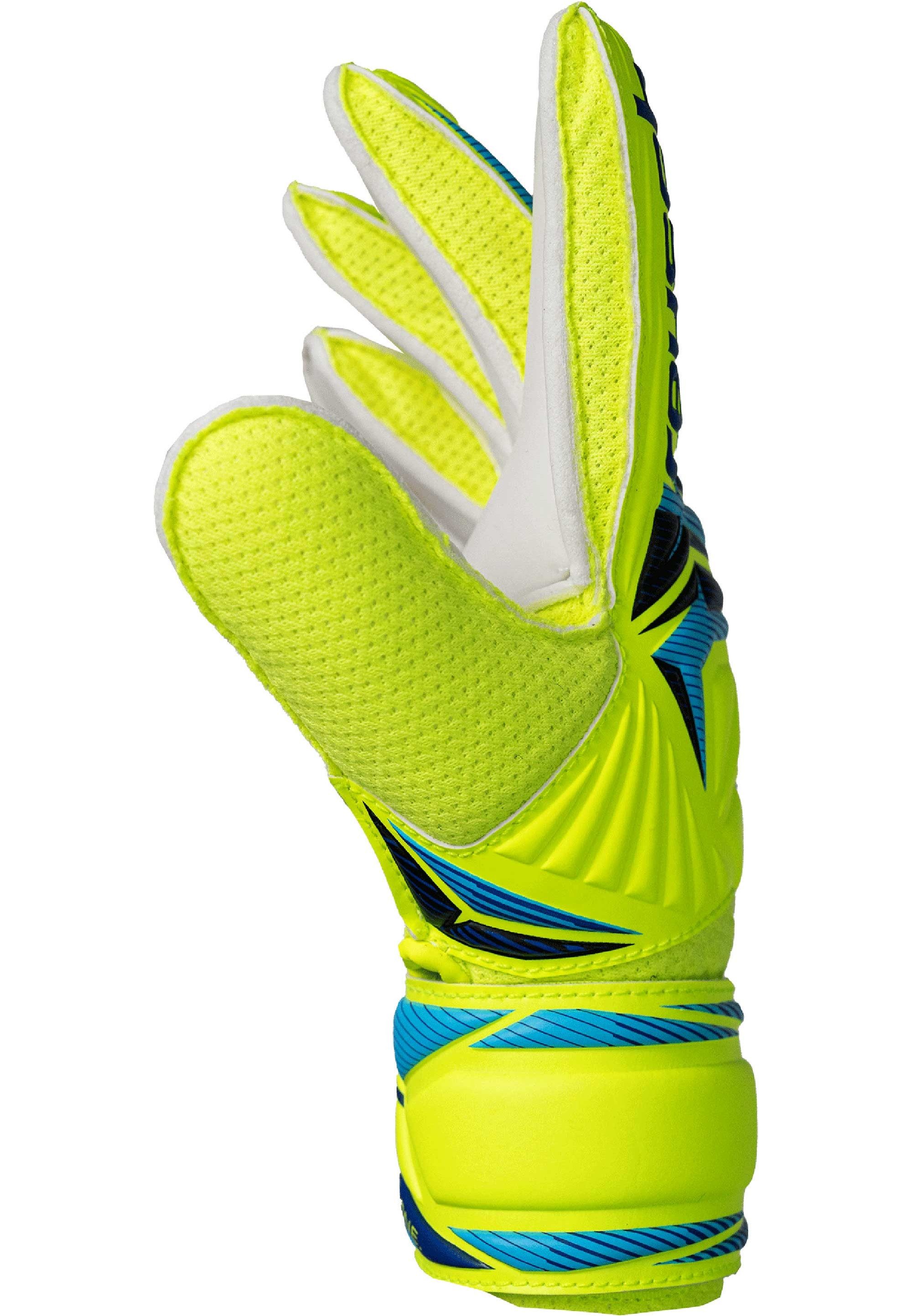 Reusch Torwarthandschuhe Attrakt Solid Junior mit hochelastischem, sicherem Verschluss