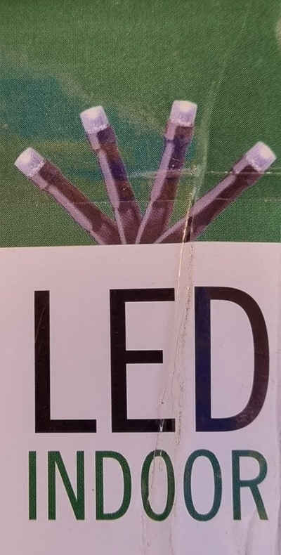 Lafiora LED-Lichterkette »LED-Lichterkette - 35er - kaltweiß - Länge 4,05 m - Netzbetrieb - schwarzes Kabel - Indoor (2 Stück)«