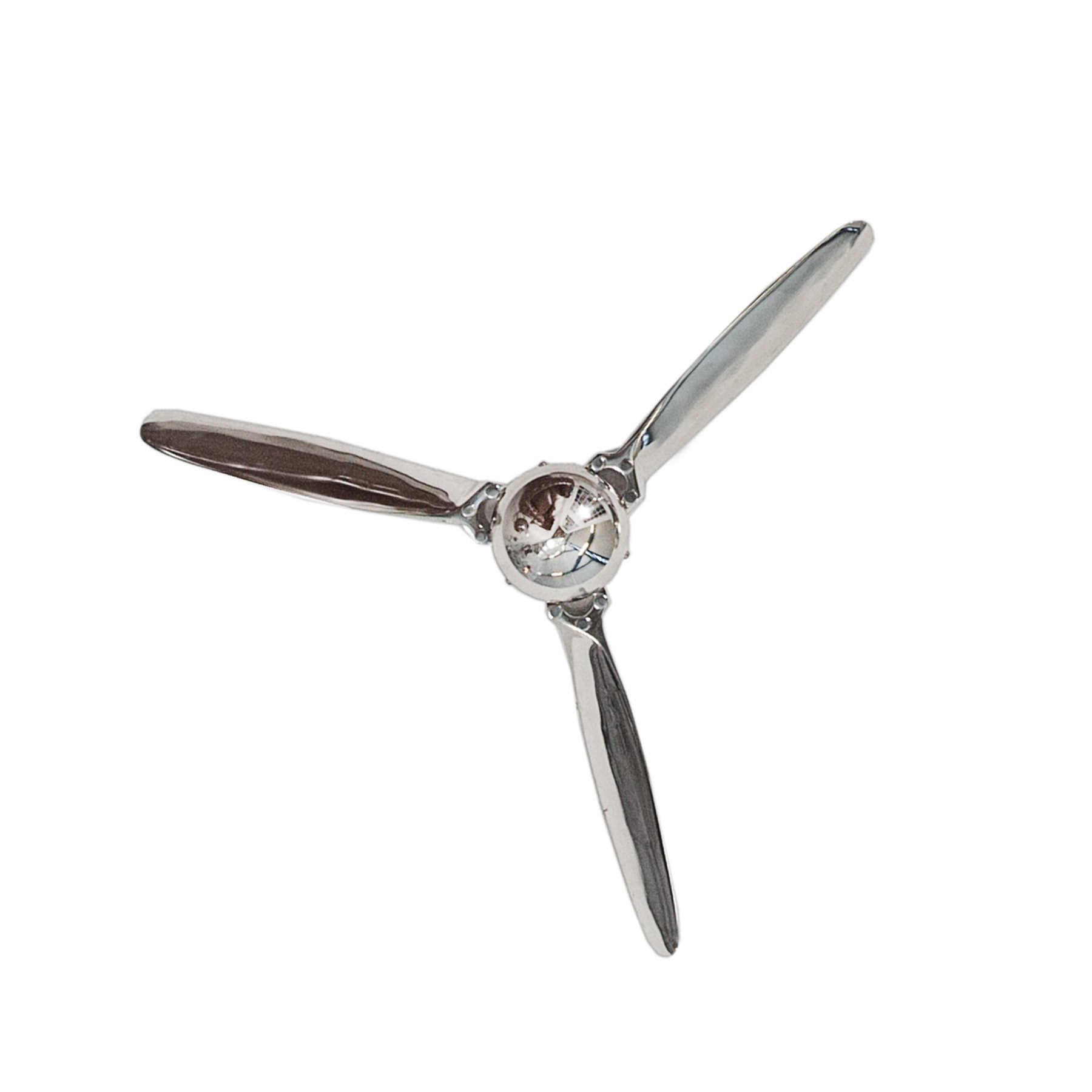 Wanddekoobjekt SCREW III 90cm silber