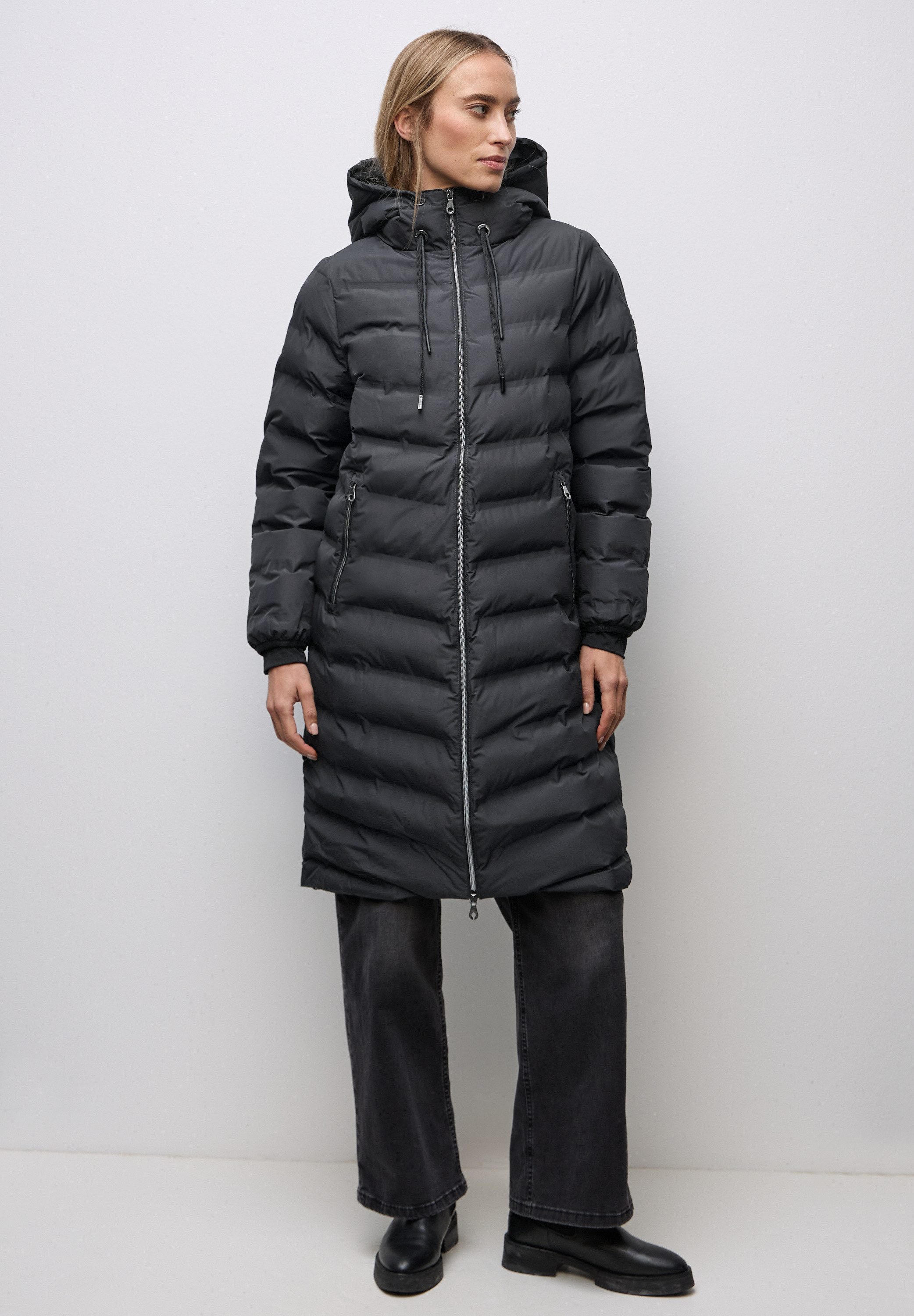 STREET ONE Steppmantel mit Kapuze günstig online kaufen