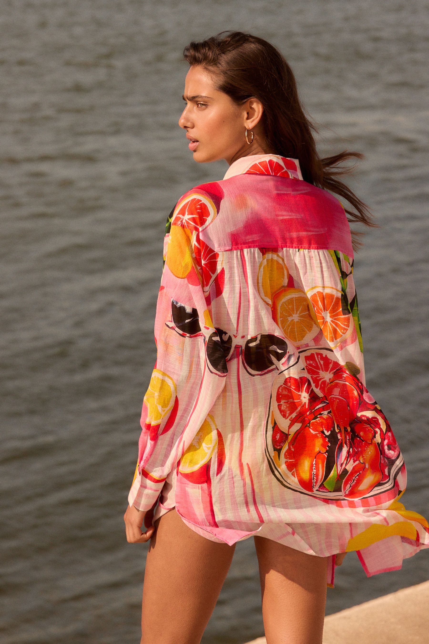 Next Strandshirt Strandkleid aus 100 % Baumwolle günstig online kaufen