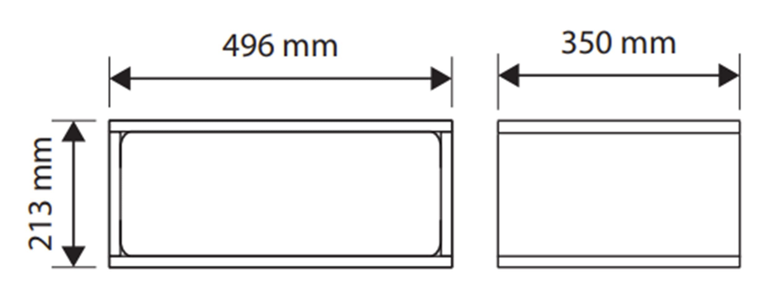 Selsey Nachttisch WUWU, hängend mit Schublade, Greige, 50 cm