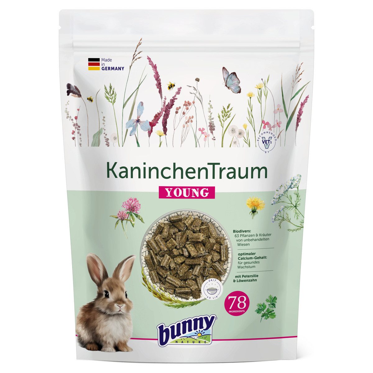 Bunny Nature KaninchenTraum YOUNG 750 g, für: Kleintier