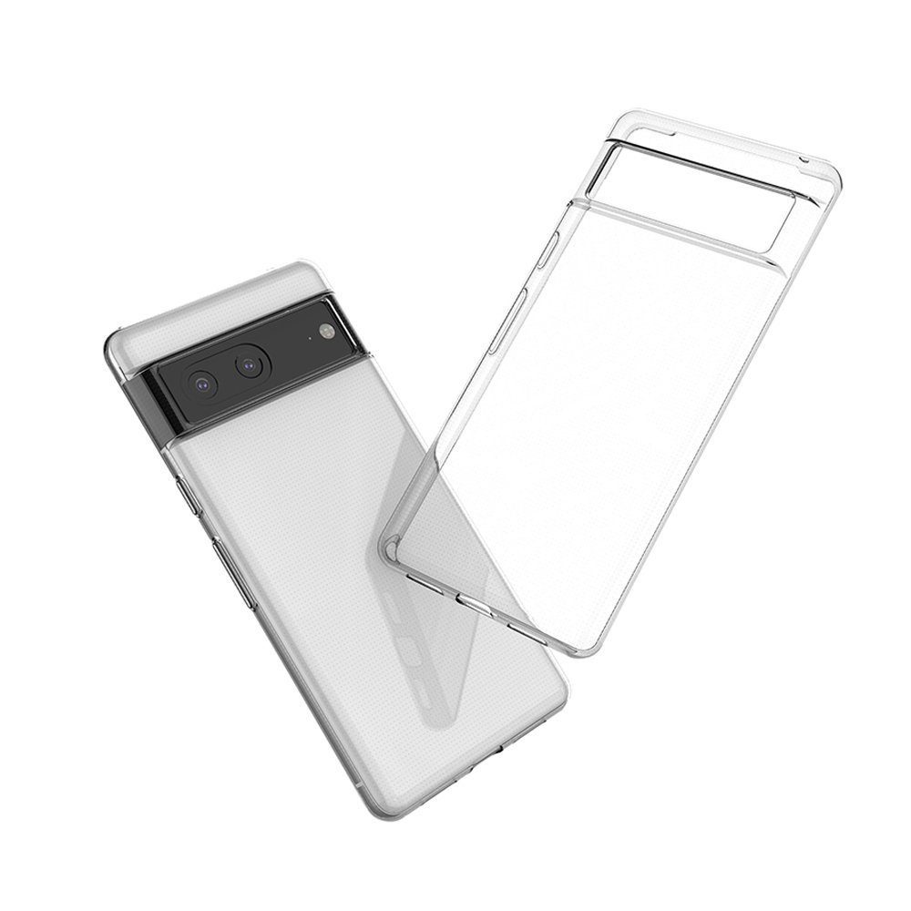 cofi1453 Bumper Ultra Clear 0,5 mm Hülle für Google Pixel 7a dünne Hülle transparent