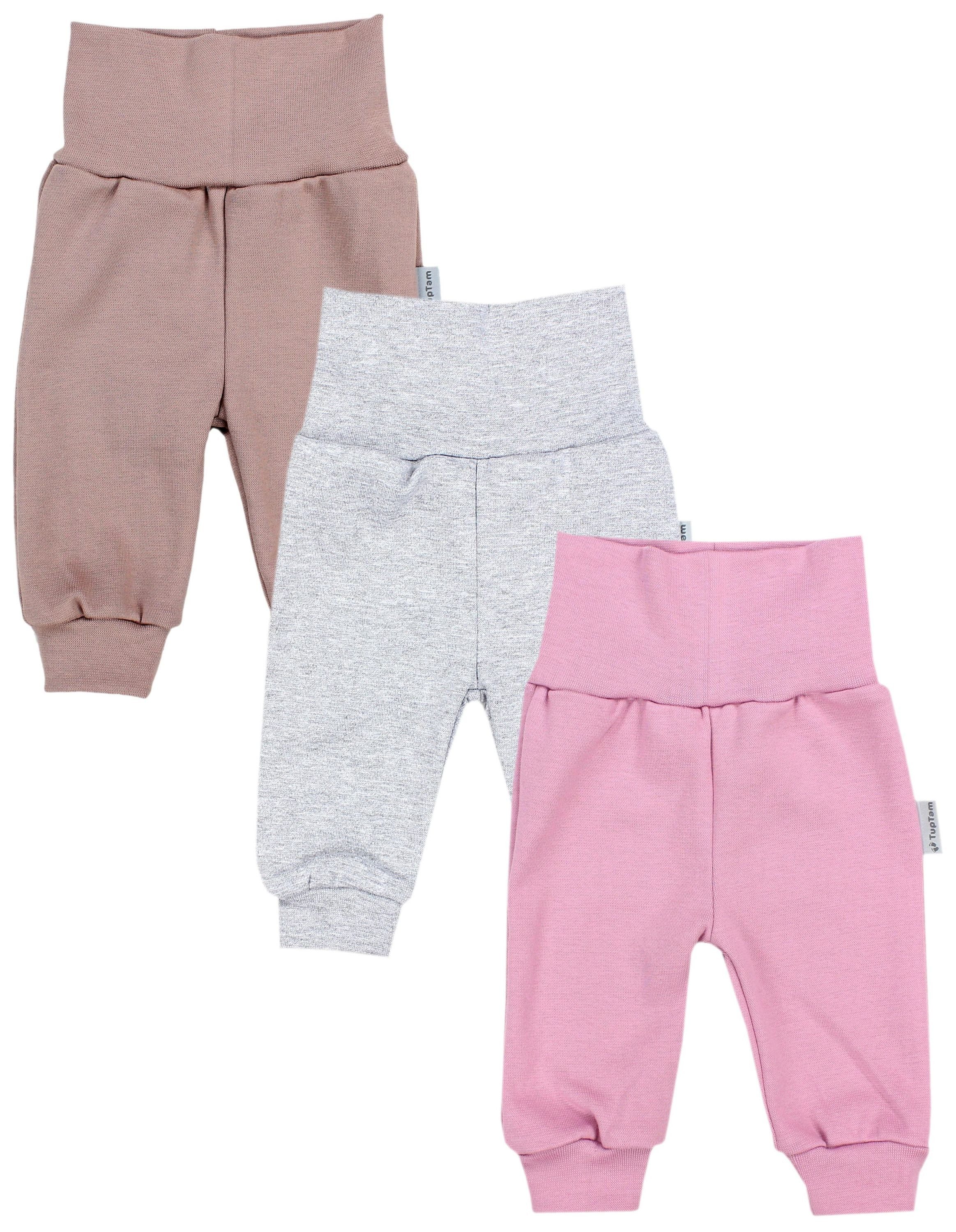 TupTam Jogginghose TupTam Baby Mädchen Hose Jogginghose Freizeithose 3er Pack