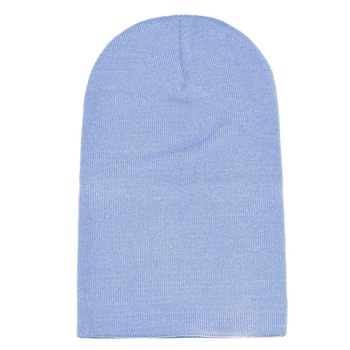 Schlauchmütze klassischer Wintermütze, DonDon (Packung, Slouch-Beanie Beanie 1-St) himmelblau Mütze