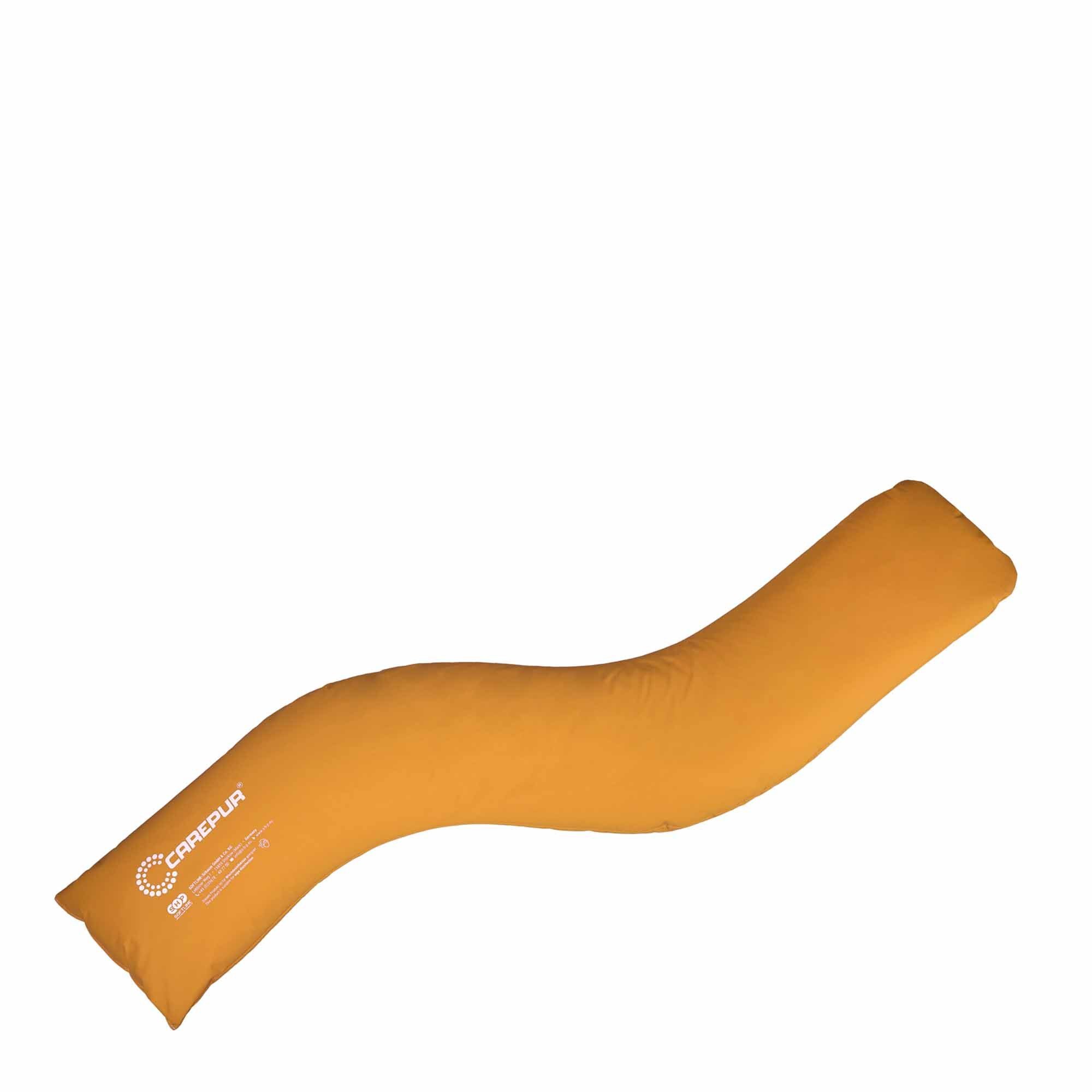 Softline Healthcare Products Lagerungskissen CAREPUR Seitenlagerungskissen, Größe S, 140 x 26 cm, orange