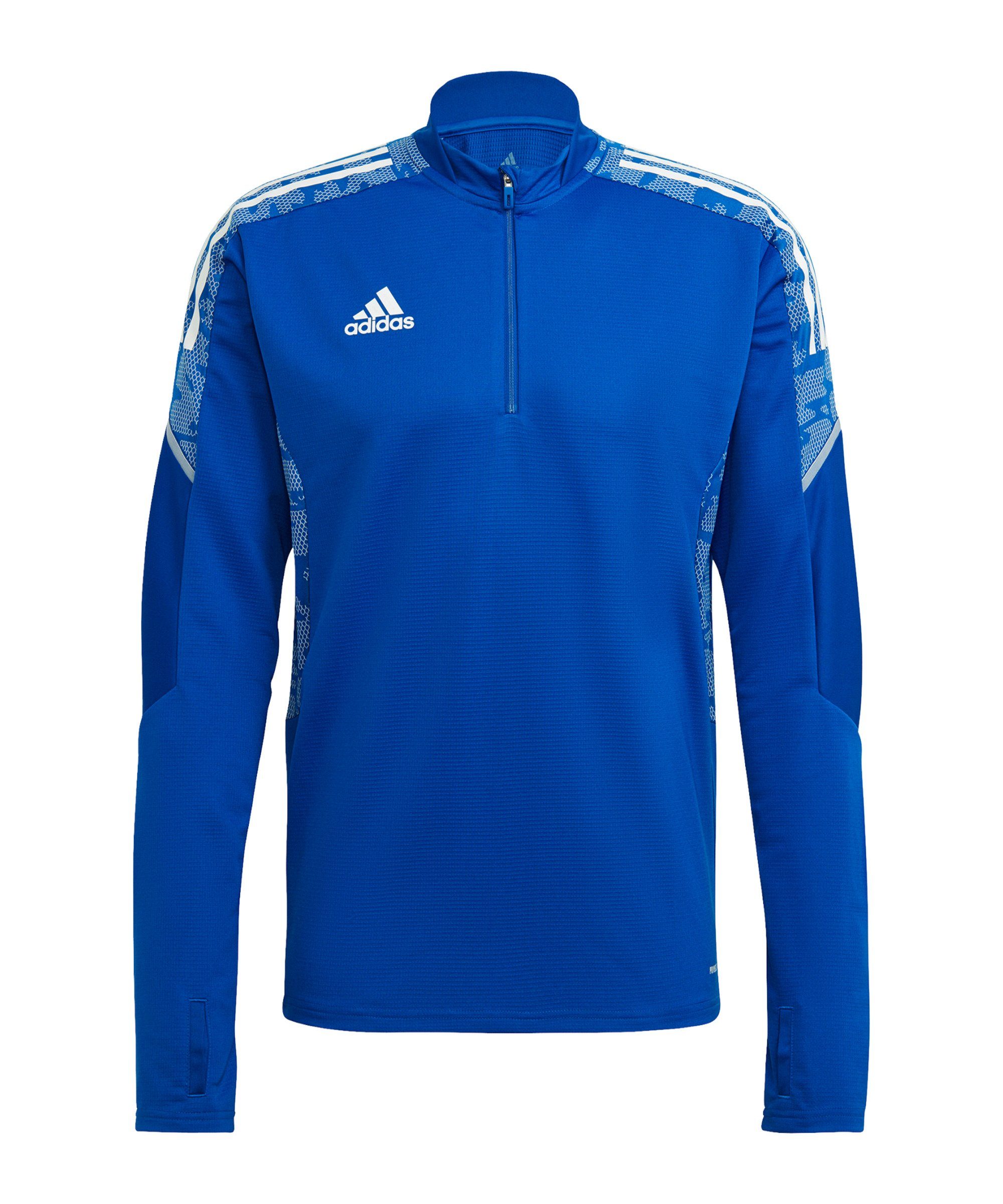 Sweatshirt 21 Condivo Trainingstop adidas blauweiss Performance