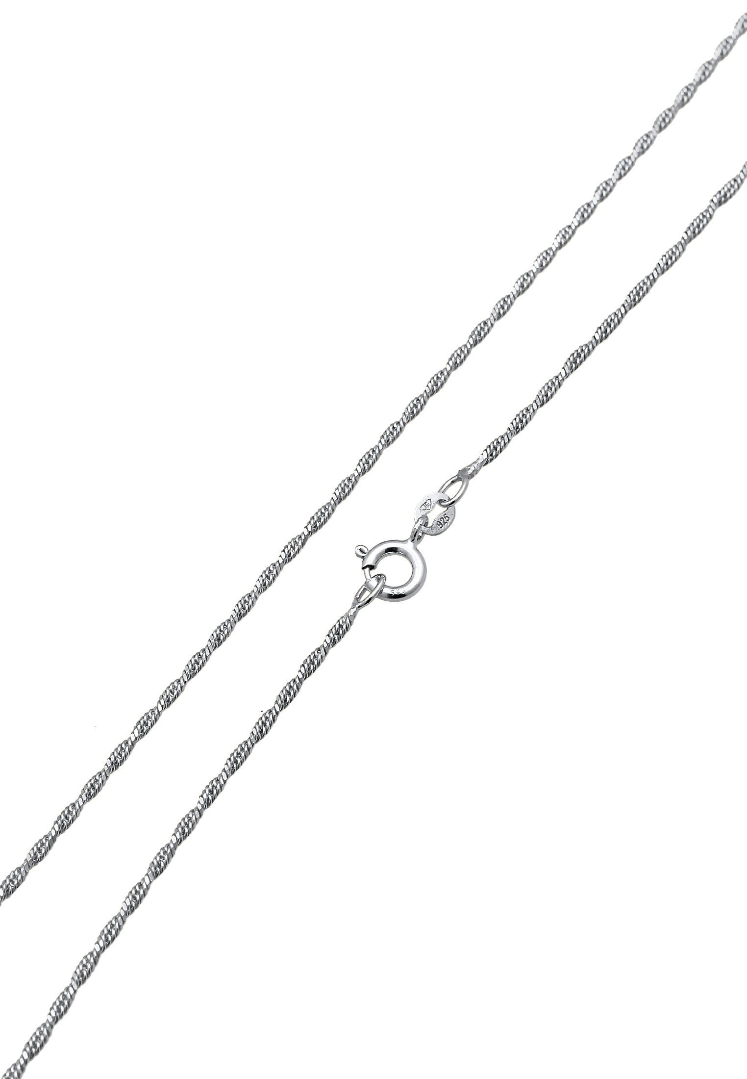 Kuzzoi Silberkette Herren Kordelkette Gedreht Twisted 925 Silber