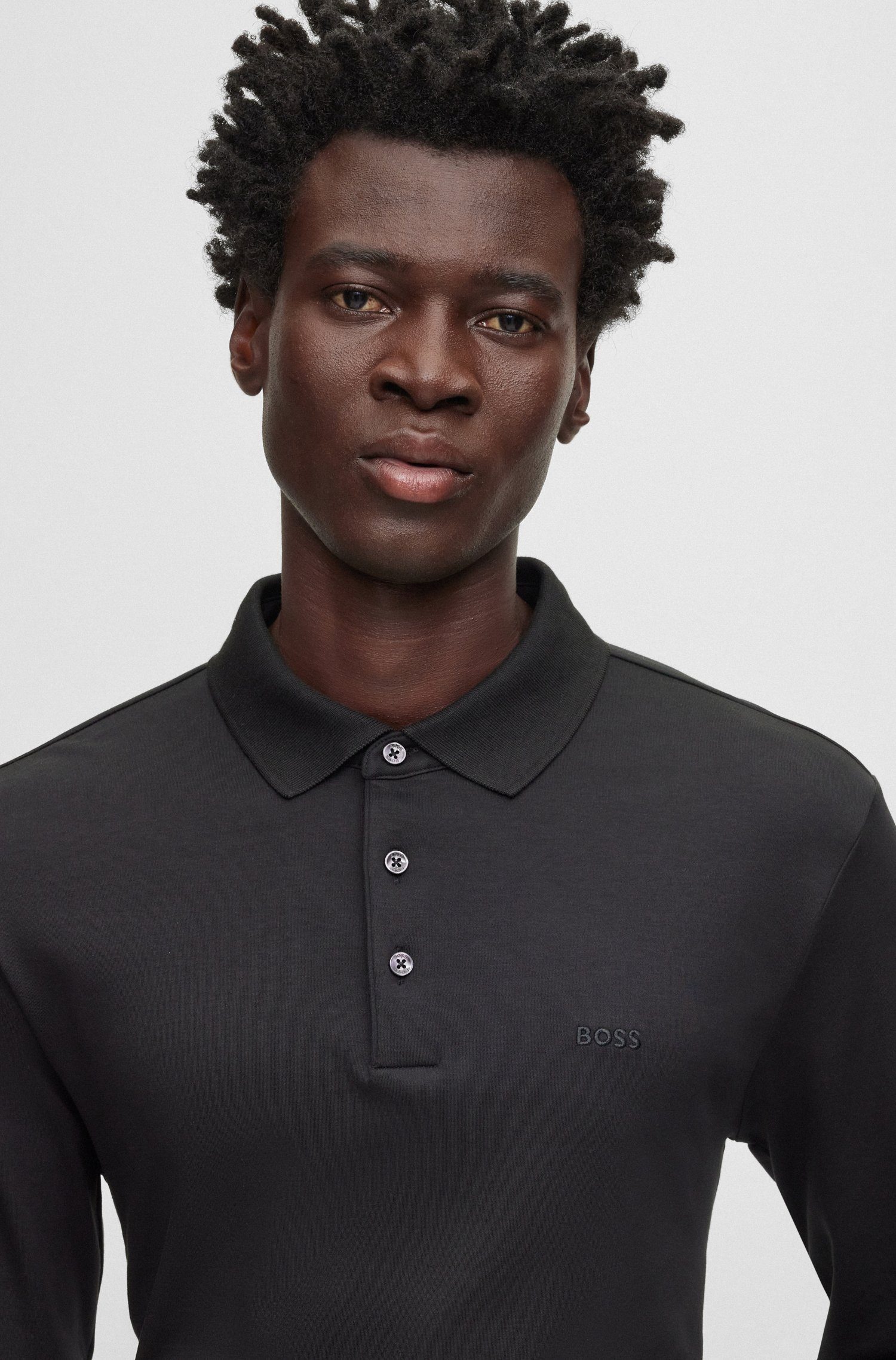 BOSS Poloshirt Pado mit Logo (1-tlg)