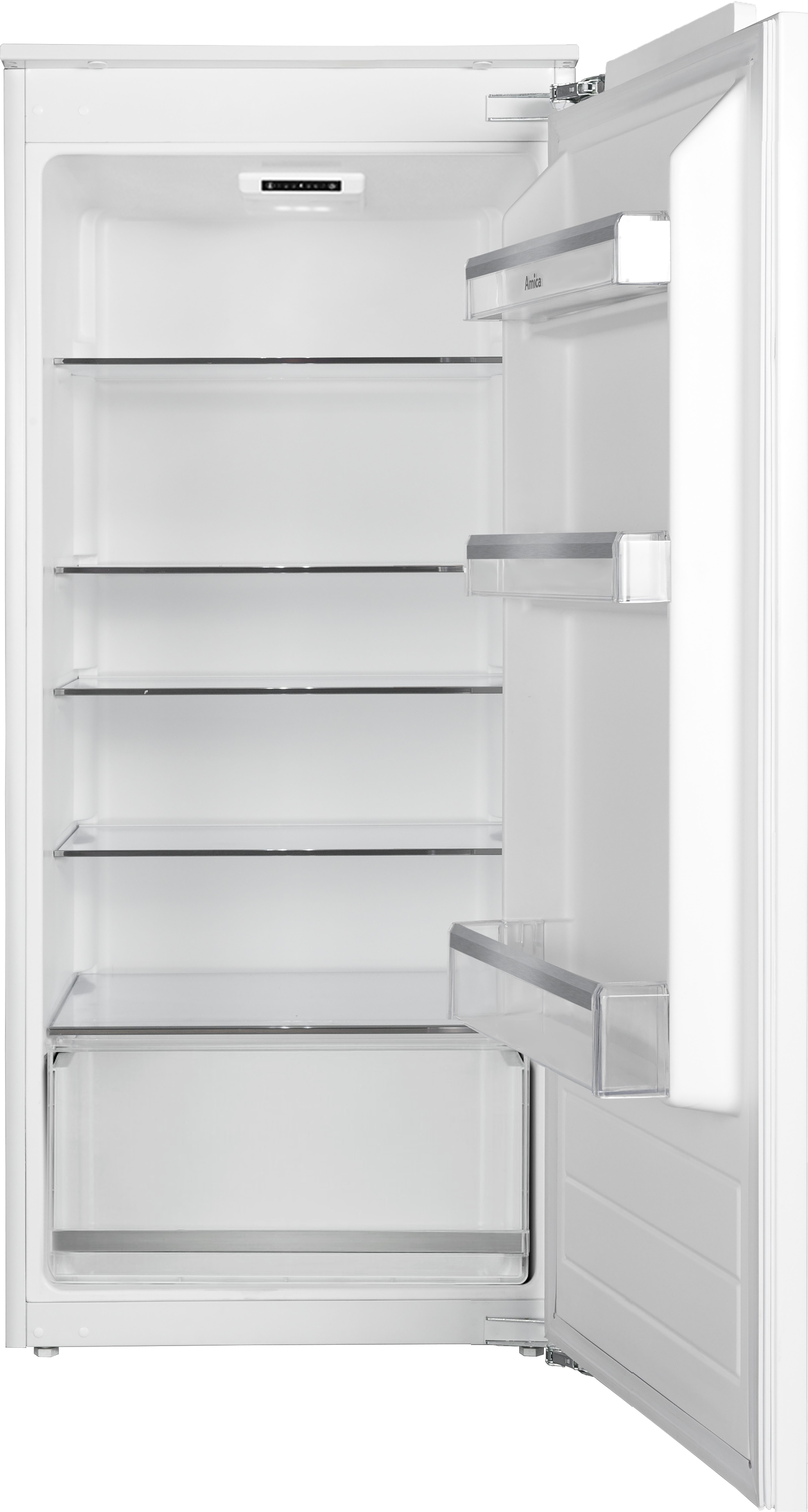 Amica Einbaukühlschrank EVKSS 352 221, 122,1 cm hoch, 54 cm breit, Ruhig, übersichtlich, praktisch – dein Kühlschrank für jeden Tag