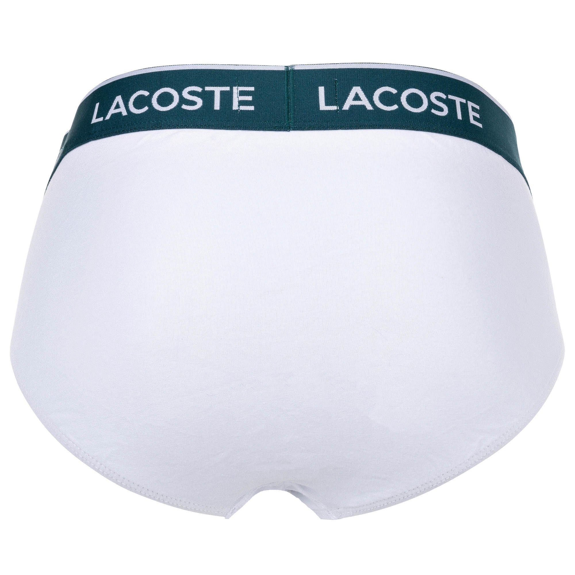Lacoste Slip Herren Slip 3er Pack Baumwolle (Packung, 3er Pack)