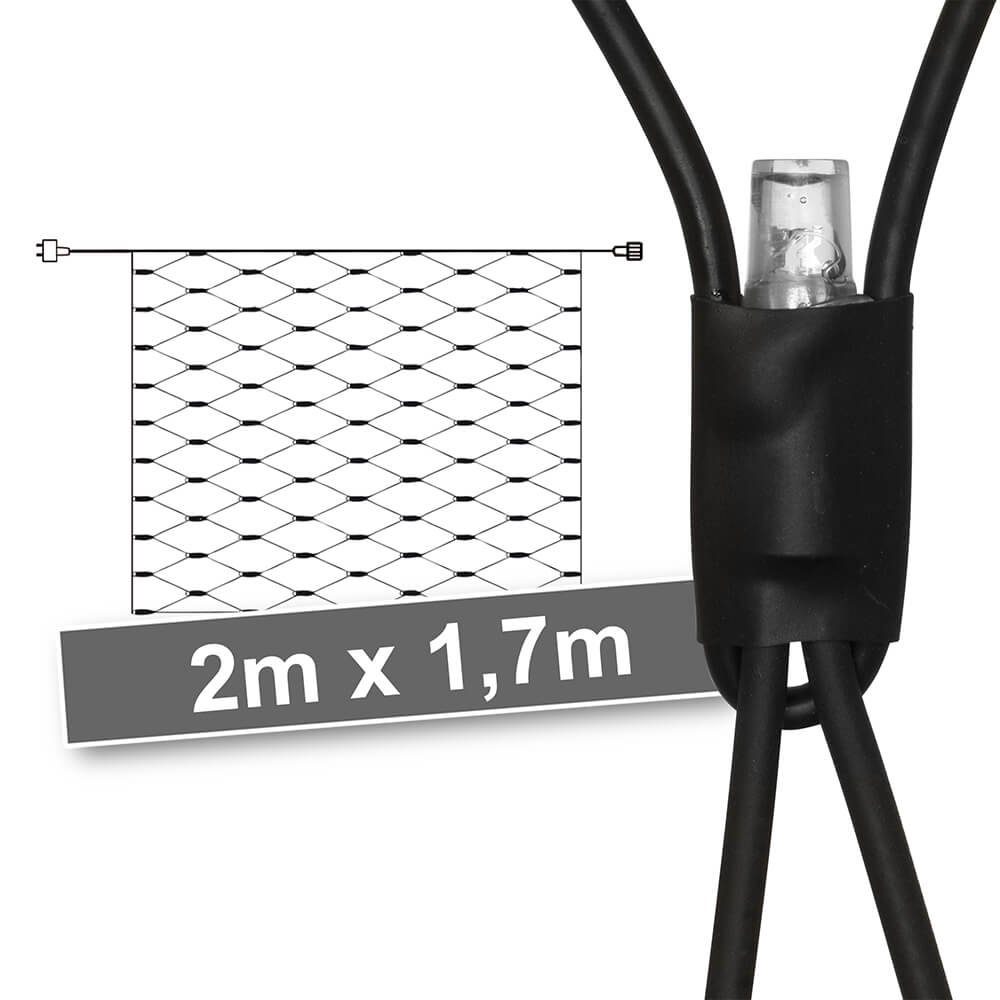 Markslöjd LED-Lichternetz CHRISSLINE COMBI, 100 warmweiße LEDs, Verlängerungs-Kette