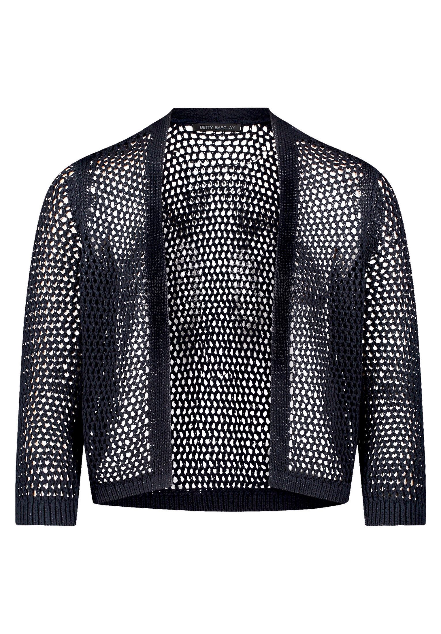 Betty Barclay Strickjacke Damen mit Lochmuster (1-tlg)