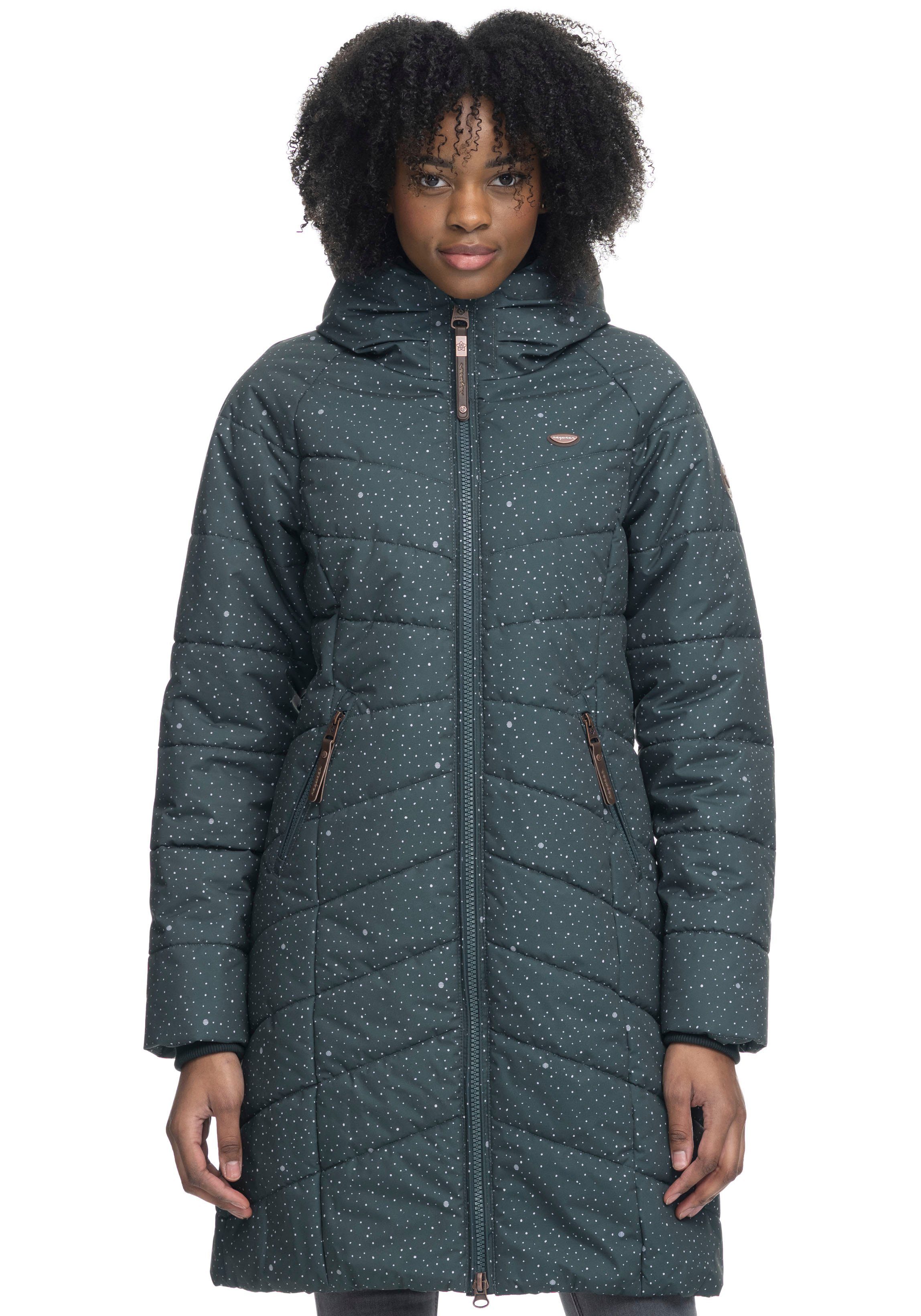 Ragwear Funktionsparka »DIZZIE COAT DOTS« Urban Streetwear Style mit 2 ...