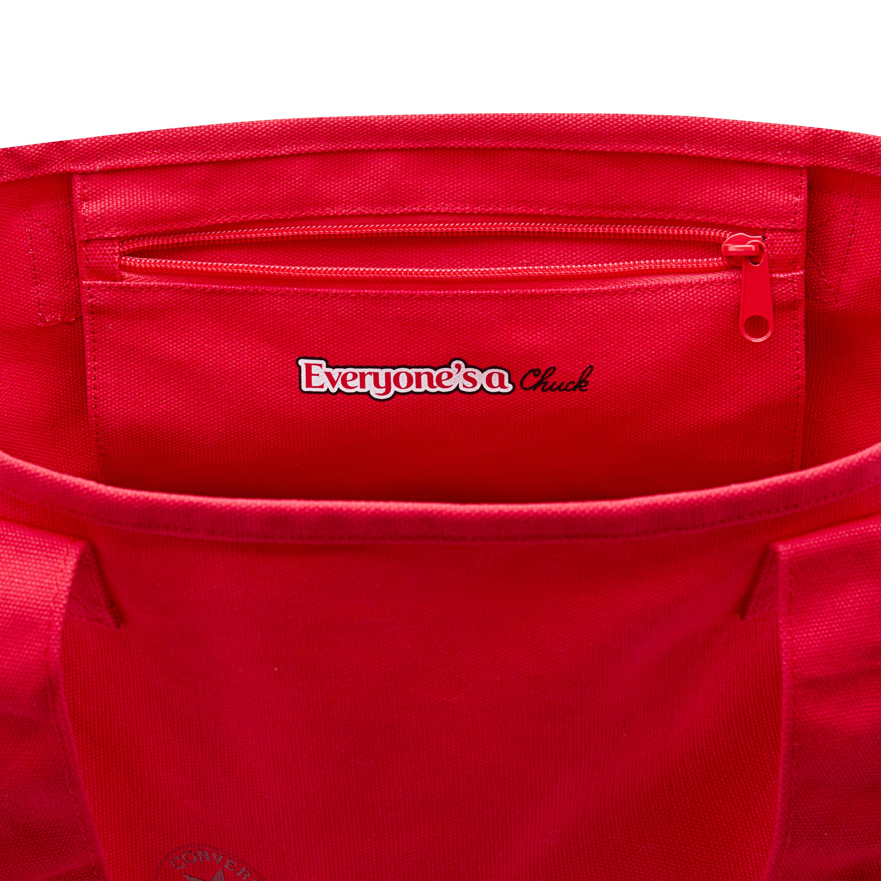 Converse Shopper CAU CONVERSE X COCA COLA TOTE, geräumiges Hauptfach, mit Reißverschluss, aus Baumwolle und Polyester
