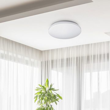 Rabalux LED Deckenleuchte "Rob" Metall, weiß, rund, 32W, neutralweiß, 2600lm, 4000K, ø380mm, mit Leuchtmittel, neutralweiß