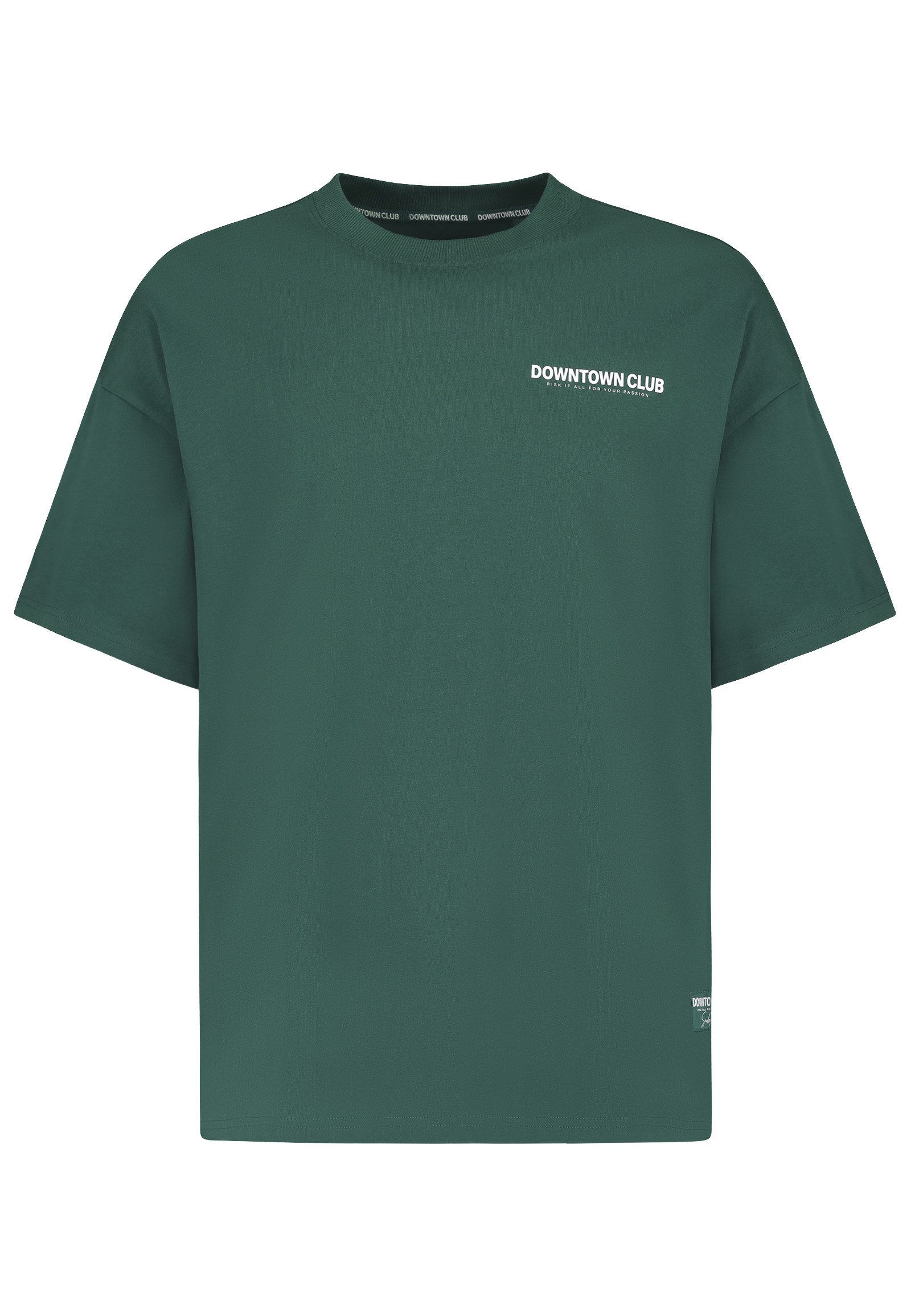 SUBLEVEL T-Shirt Herren Shirt Downtown Club Edition kurzarm, Baumwolle, oversize, Frontprint