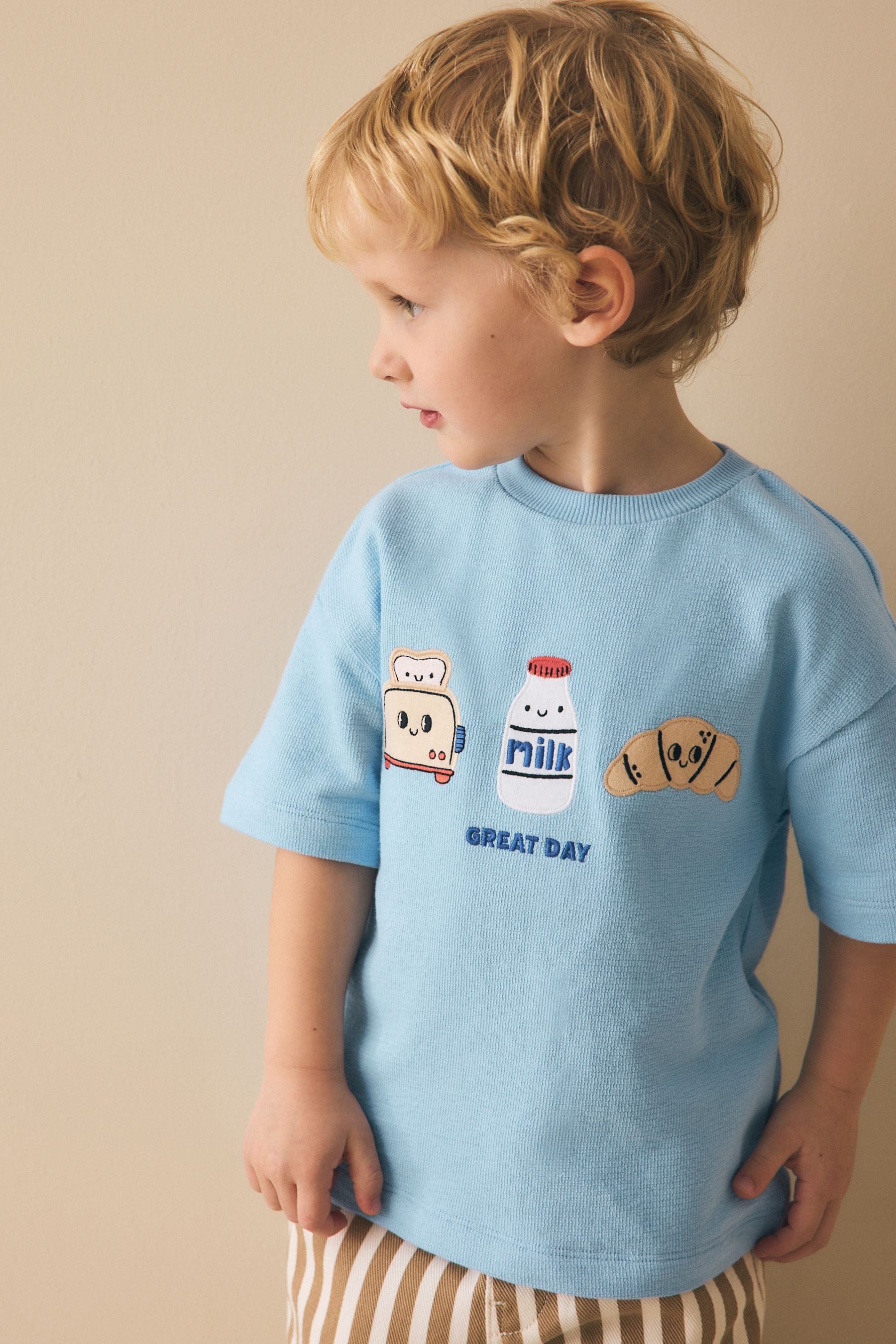 Next T-Shirt T-Shirt mit Applikation (1-tlg)