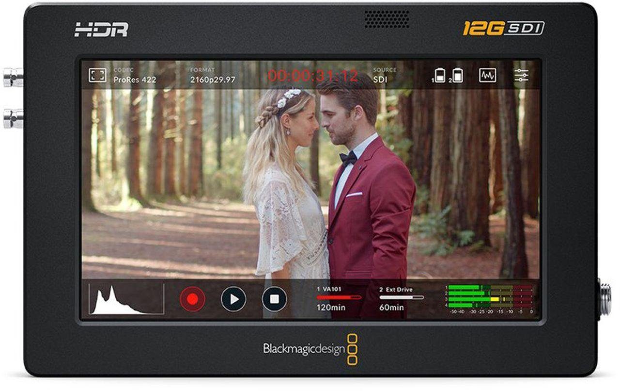 Blackmagic Video Assist 5" 12G HDR Monitor mit SD-Karten-Reco Camcorder