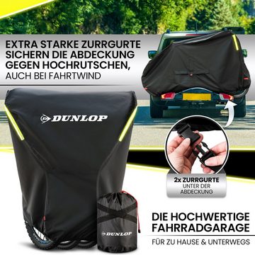 Dunlop Fahrradschutzhülle Fahrradgarage Rad Abdeckung bike cover, Premium Fahrradabdeckung Anti Rost 200x120x120 cm mit Transportbeutel