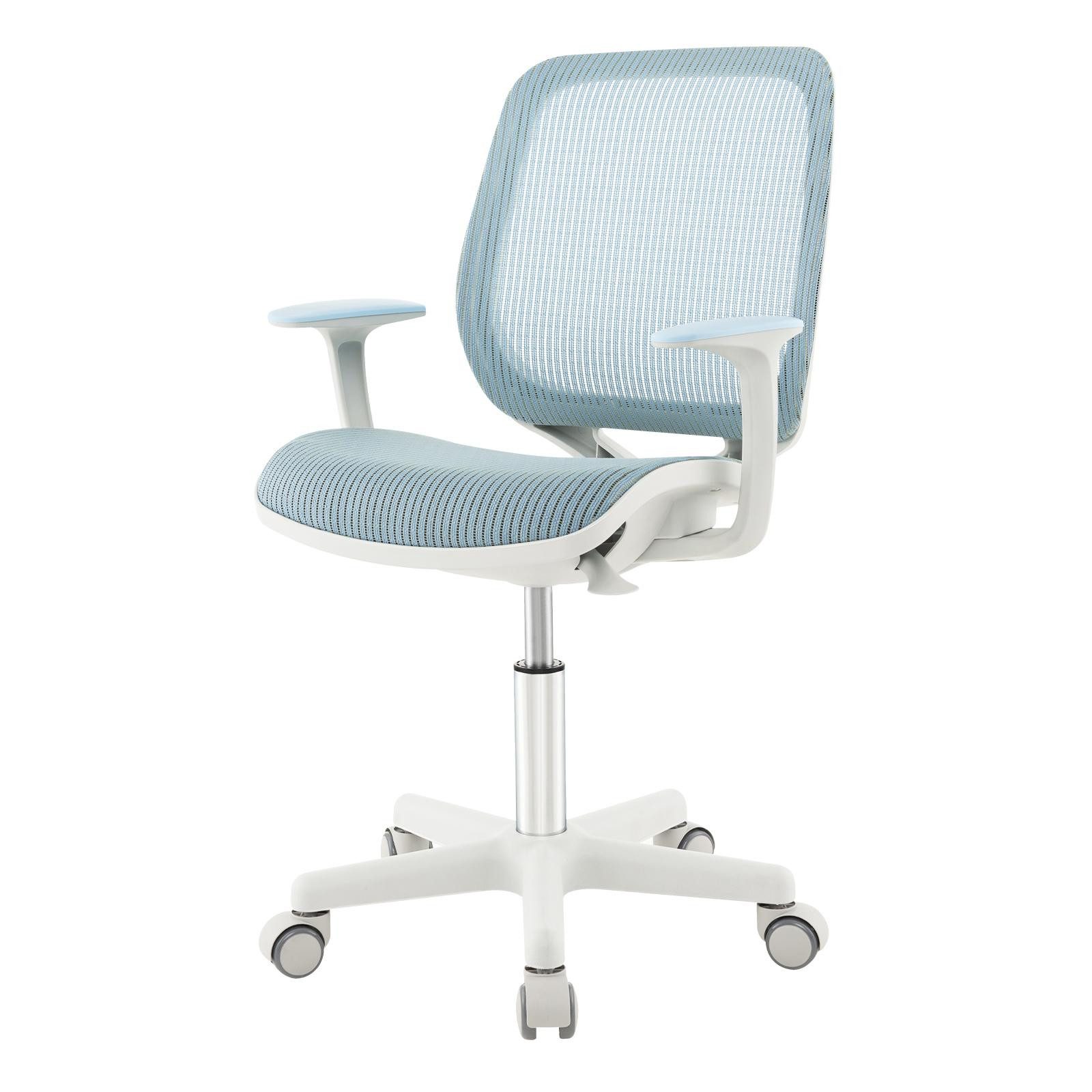 KOMFOTTEU Kinderstuhl Schreibtischstuhl Kinderdrehstuhl, mit Rückenlehne & günstig online kaufen