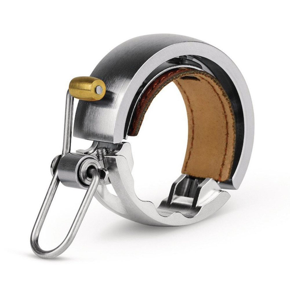 Knog Fahrradklingel Knog Oi Luxe Large silber, 23.8-31.8mm