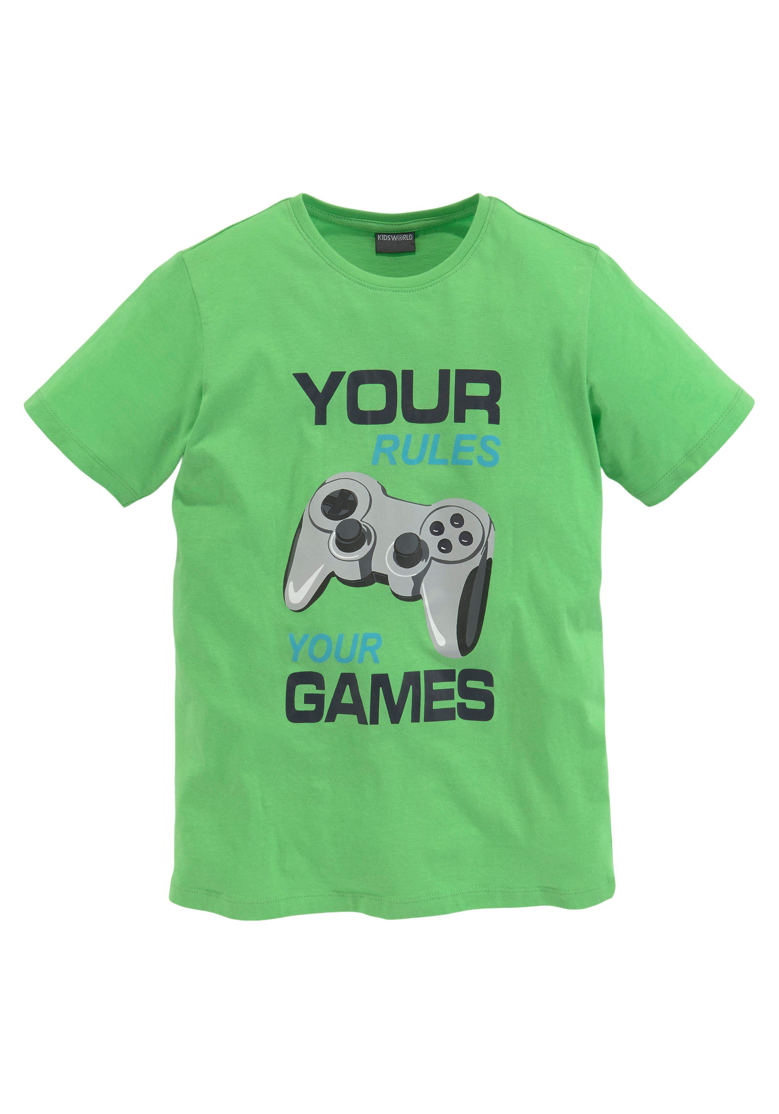 YOUR GAMES KIDSWORLD RULES T-Shirt YOUR