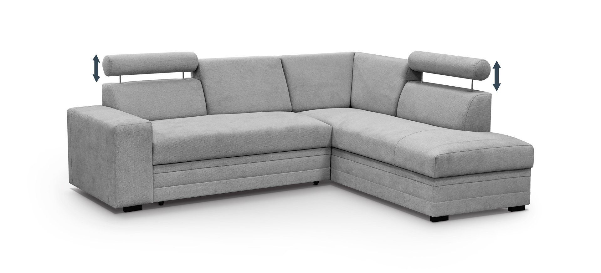 Beautysofa Ecksofa mit Bettkasten und verstellbaren günstig online kaufen