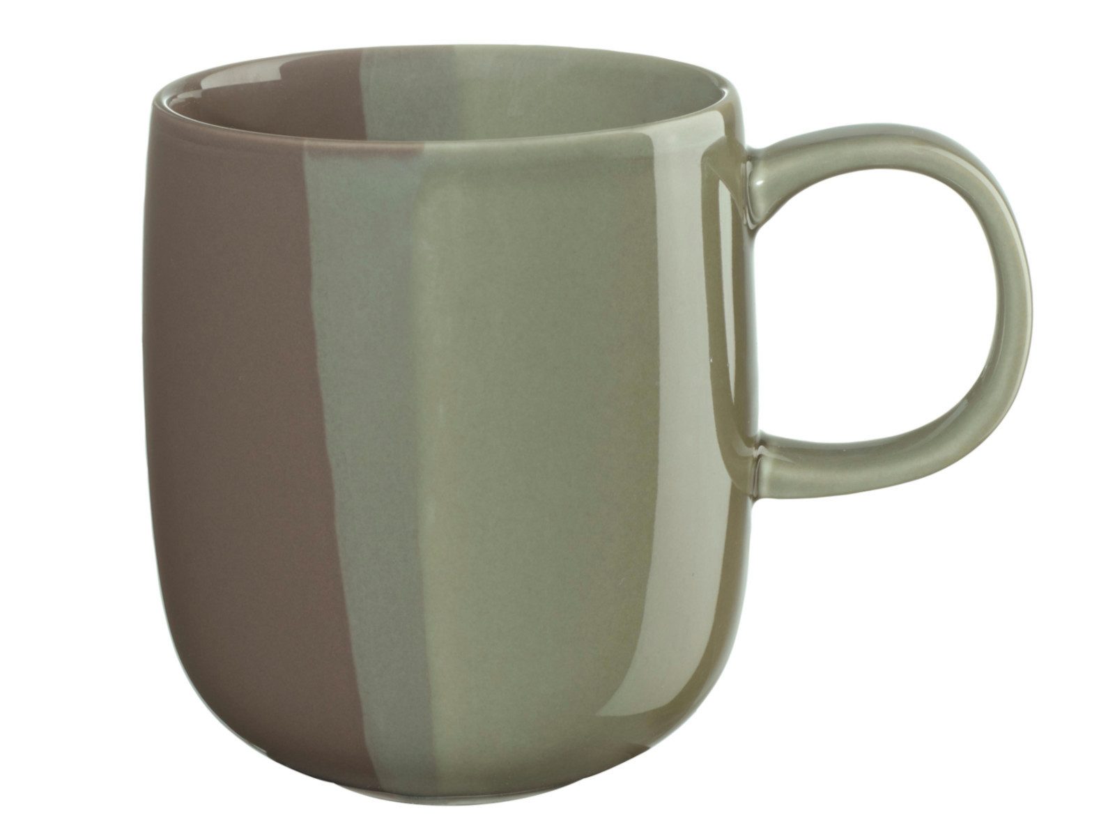 ASA SELECTION Tasse joy cocoa Henkelbecher pistachio 10,5cm 0,4l, Porzellan